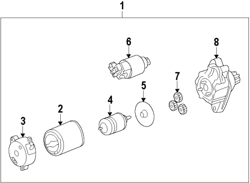 2012 Toyota Corolla Starter Diagram 2 - Thumbnail