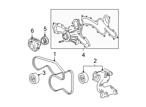 2013 Toyota Tundra Water Pump Diagram 3 - Thumbnail