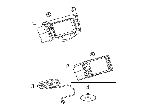 2009 Toyota RAV4 Navigation System Diagram