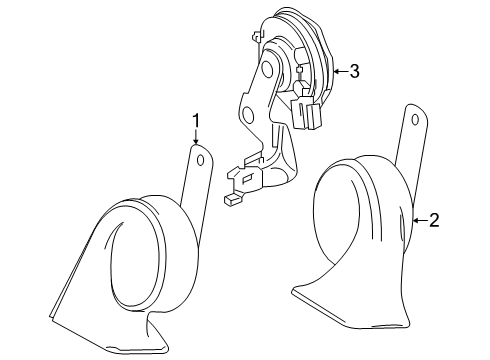 2025 Toyota Crown Signia Horn Diagram