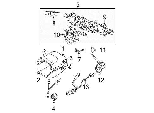 2003 Toyota Sienna Switches - Electrical Diagram 2 - Thumbnail