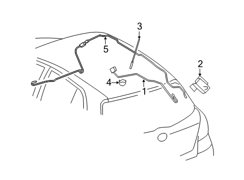 2014 Toyota Yaris Antenna & Radio Diagram