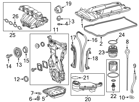 2015 Scion tC Engine Parts Diagram