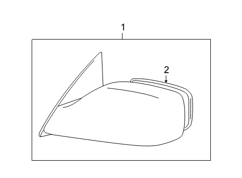 2007 Toyota Avalon Outside Mirrors Diagram