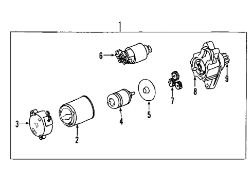 2011 Toyota Yaris Starter Diagram 2 - Thumbnail