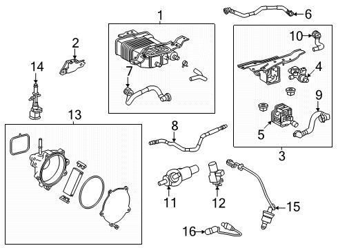 2024 Toyota Land Cruiser Emission Components Diagram