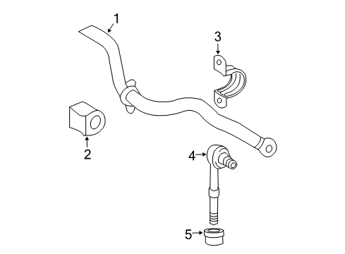 2011 Toyota RAV4 Stabilizer Bar & Components Diagram 4 - Thumbnail