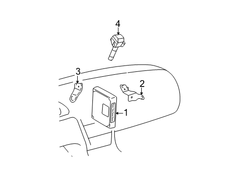 2000 Toyota Avalon Powertrain Control Diagram