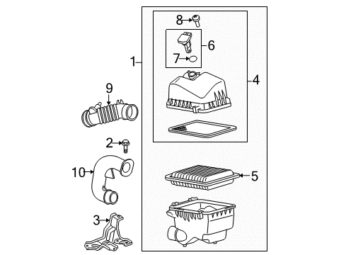 2016 Toyota Yaris Filters Diagram