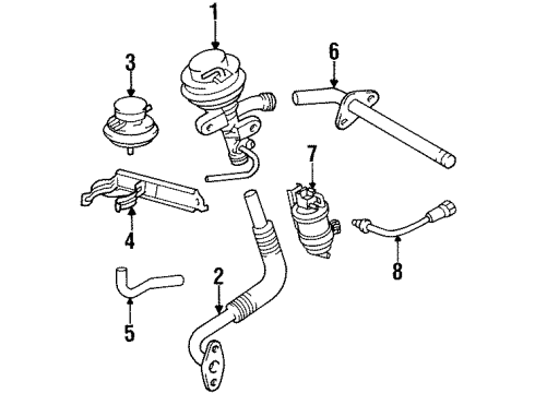 1994 Toyota T100 EGR System Diagram