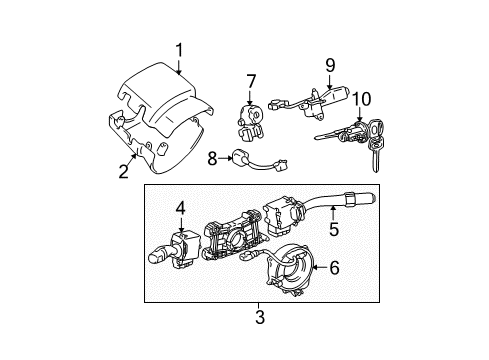 2003 Toyota Tacoma Switches - Electrical Diagram 2 - Thumbnail