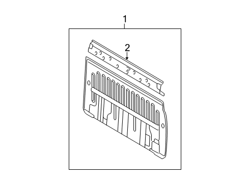 2012 Toyota Tundra Back Panel Diagram 3 - Thumbnail