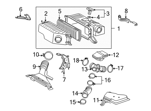 2007 Toyota Highlander Air Intake Diagram 3 - Thumbnail