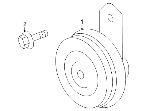 2012 Scion xB Horn Diagram