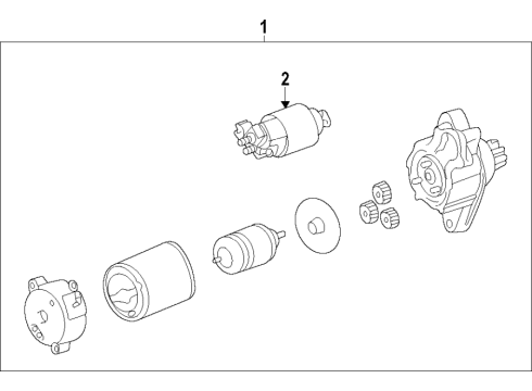 2020 Toyota Avalon Starter Diagram 2 - Thumbnail