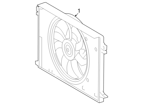 2025 Toyota Grand Highlander Cooling Fan Diagram 2 - Thumbnail