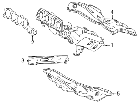 2025 Toyota Camry Exhaust Manifold Diagram
