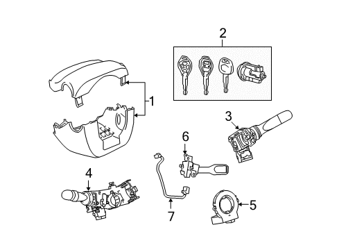 2013 Scion xB Switches - Electrical Diagram 2 - Thumbnail