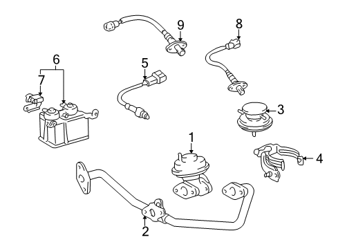 1999 Toyota 4Runner EGR System Diagram