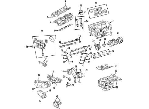 2000 Toyota Sienna Engine Mounting Diagram