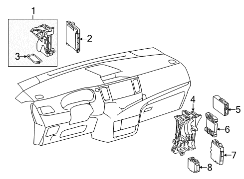 2019 Toyota Sienna Electrical Components Diagram 3 - Thumbnail