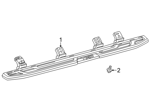 2024 Toyota Tacoma Running Board Diagram 7 - Thumbnail