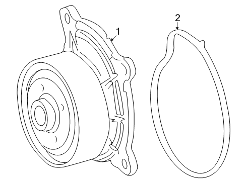 2025 Toyota Land Cruiser Water Pump Diagram