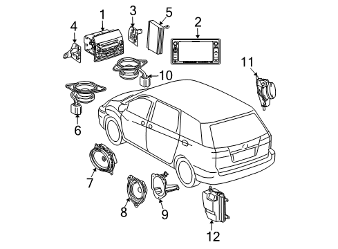 2004 Toyota Sienna Sound System Diagram