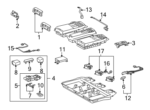 2007 Toyota Highlander Relay Diagram for G3843-48010