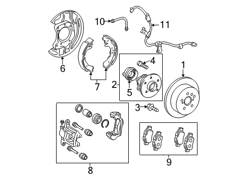 2006 Scion tC Parking Brake Diagram