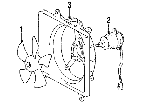 1994 Toyota Tercel Cooling Fan Diagram 2 - Thumbnail