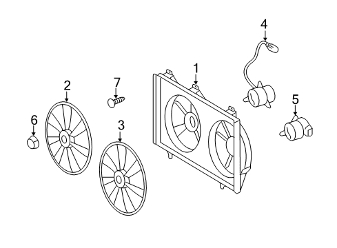 2016 Toyota Camry Cooling Fan Diagram 2 - Thumbnail