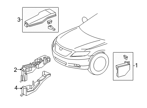 2008 Toyota Camry Electrical Components Diagram 5 - Thumbnail