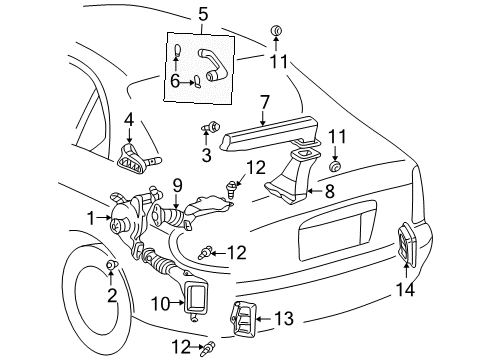 2001 Toyota Prius Electrical Components Diagram 2 - Thumbnail
