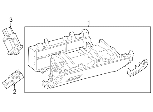 2025 Toyota Crown Glove Box Diagram