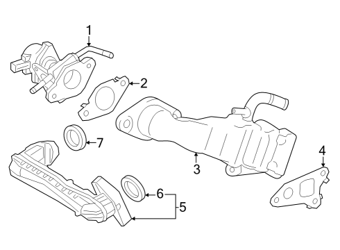 2025 Toyota Grand Highlander EGR System Diagram