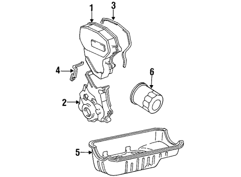 1995 Toyota Tercel Engine Parts Diagram