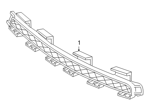 2003 Toyota Celica Grille & Components Diagram