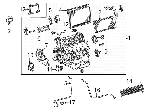 2024 Toyota Land Cruiser Automatic Temperature Controls Diagram