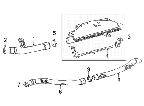 2025 Toyota Mirai Exhaust Components Diagram