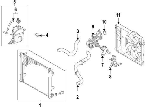 2021 Toyota Avalon Cooling System Diagram