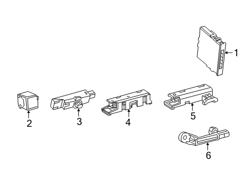 2020 Toyota Corolla Keyless Entry Components Diagram 2 - Thumbnail