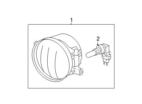 2013 Toyota Yaris Bulbs Diagram