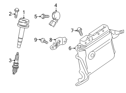 2016 Toyota Prius V Powertrain Control Diagram