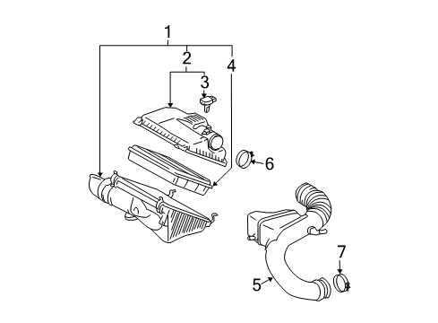 2007 Toyota 4Runner Air Intake Diagram 2 - Thumbnail