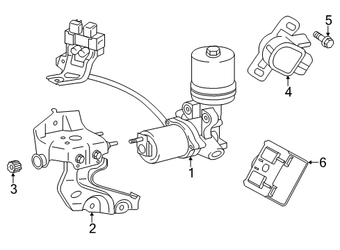 2018 Toyota Avalon Hydraulic System - Brakes Diagram 3 - Thumbnail