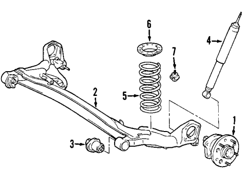 2000 Toyota Sienna Rear Axle Diagram