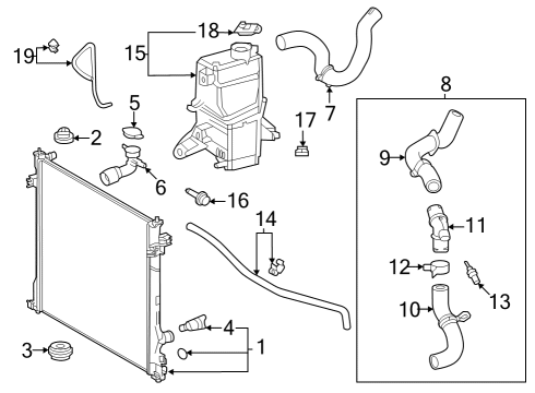 2025 Toyota Grand Highlander Cooling System Diagram 6 - Thumbnail