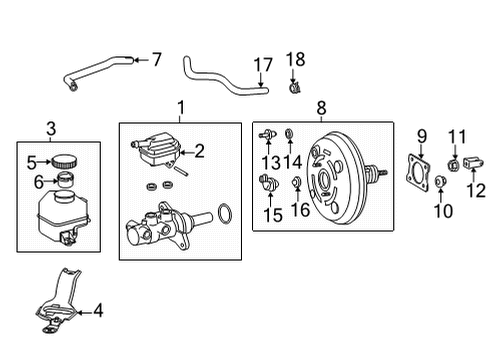 2024 Toyota Highlander Hydraulic System - Brakes Diagram 2 - Thumbnail