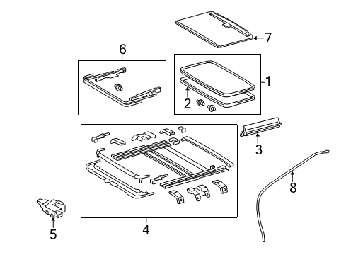 2010 Toyota Camry Sunroof Diagram